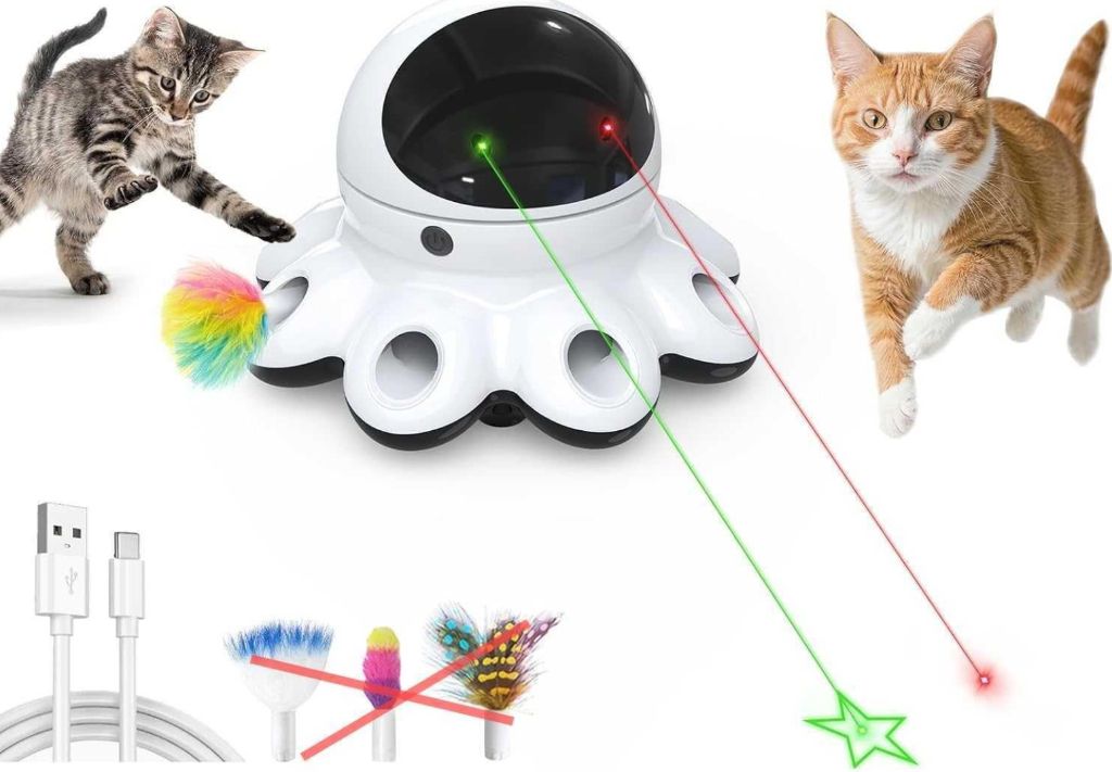 ORSDA Green Laser Cat Toy, USB Rechargeable-new in box