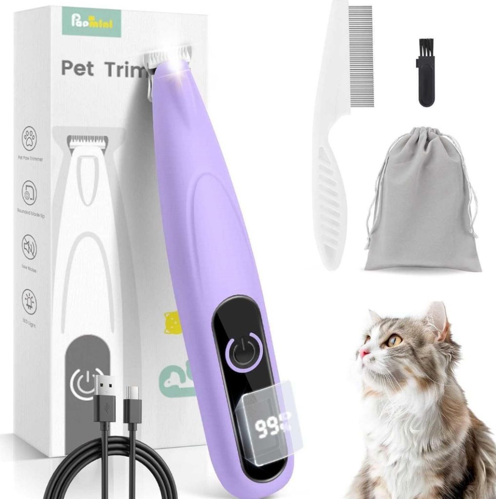 PAPMINI Dog Paw Trimmer with LED Display new in box