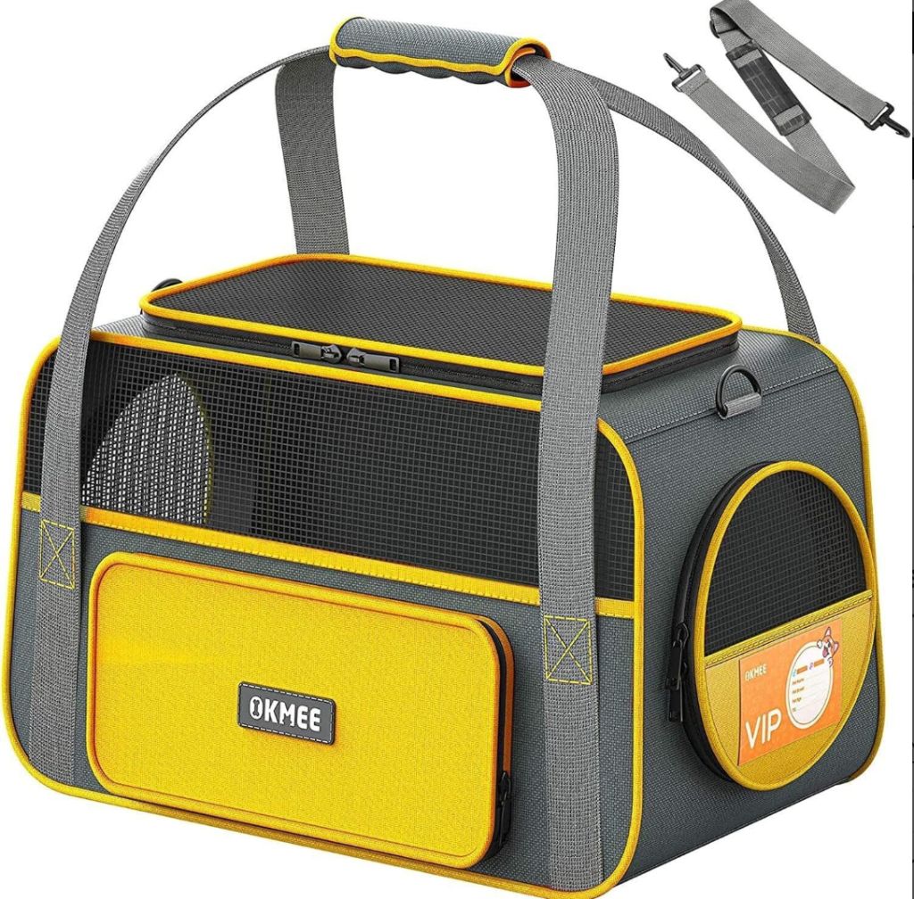 pet carrier airline-approved 11.81"W x 10.63"H. 20lbs- new in box