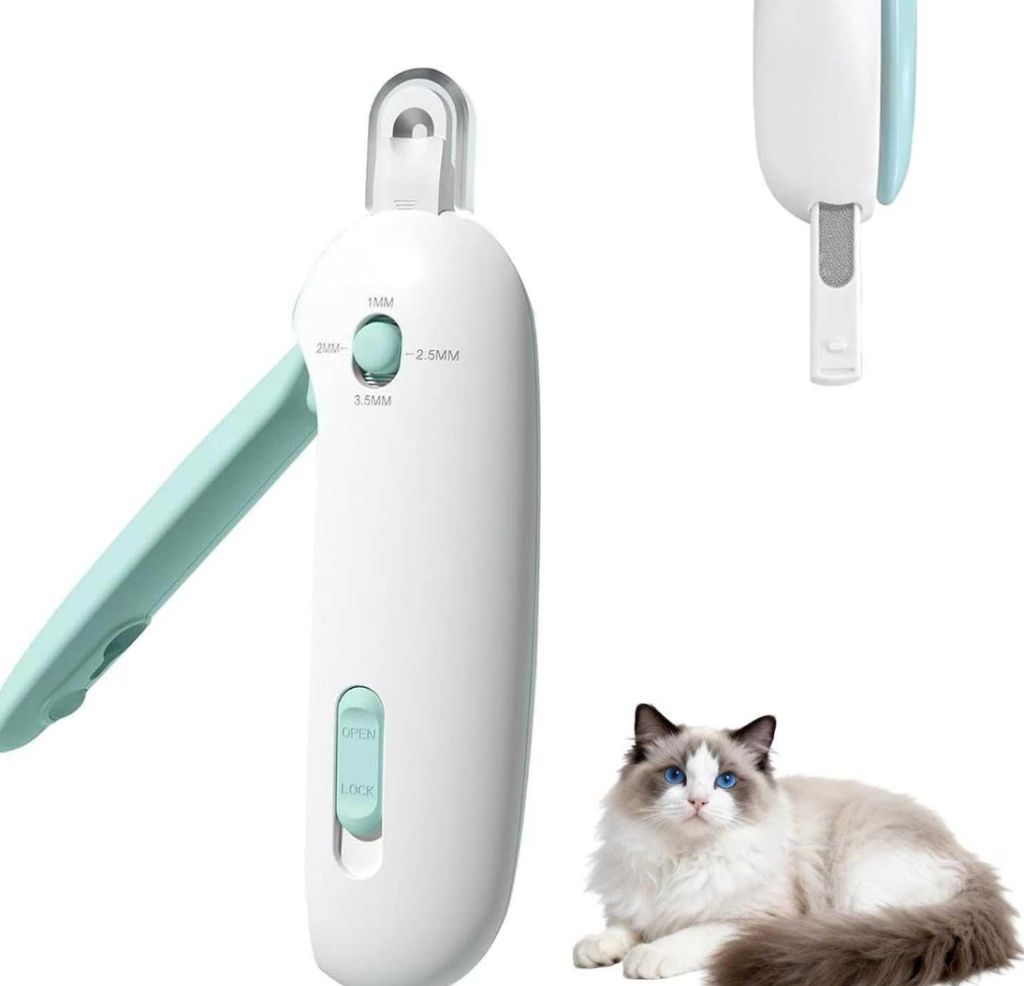 Petgravity Cat Nail Clipper, Blue-new in box