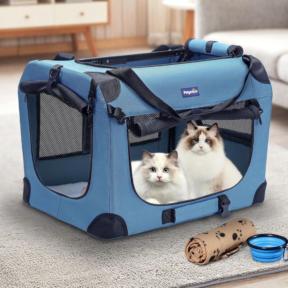 Petprsco Collapsible Dog Crate-new in box