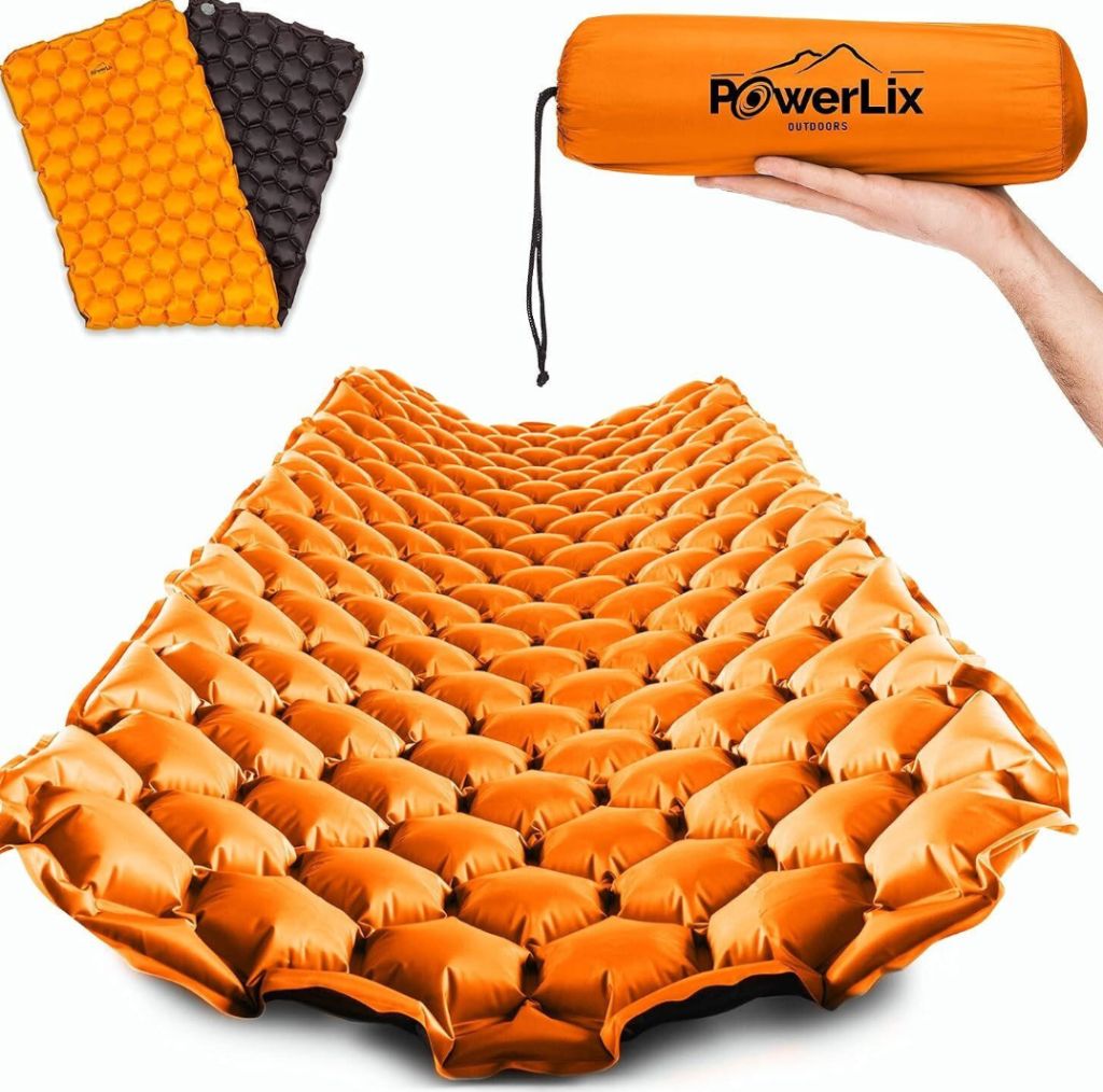POWERLIX Ultralight Inflatable Camping Pad-new in box