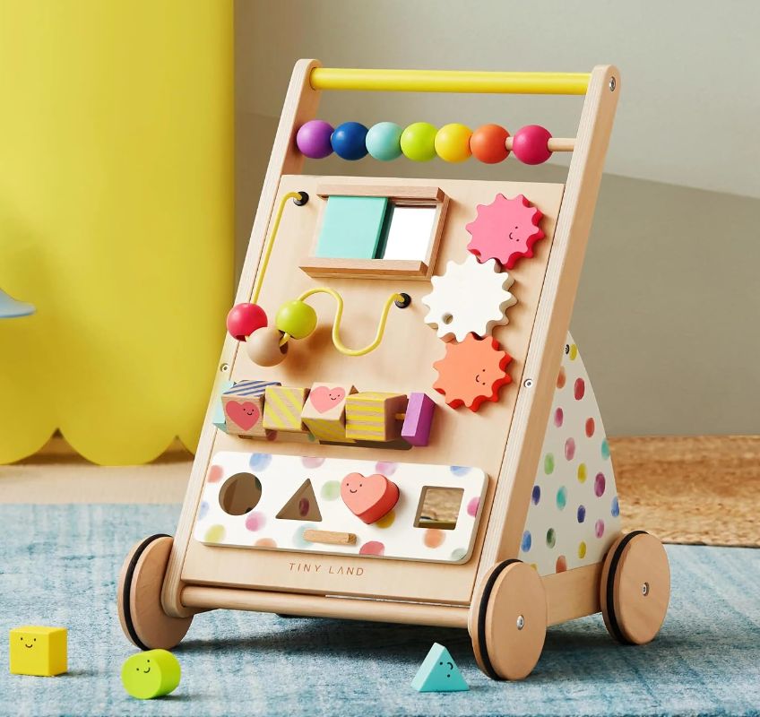 Tiny Land Wooden Baby Walker-new in box