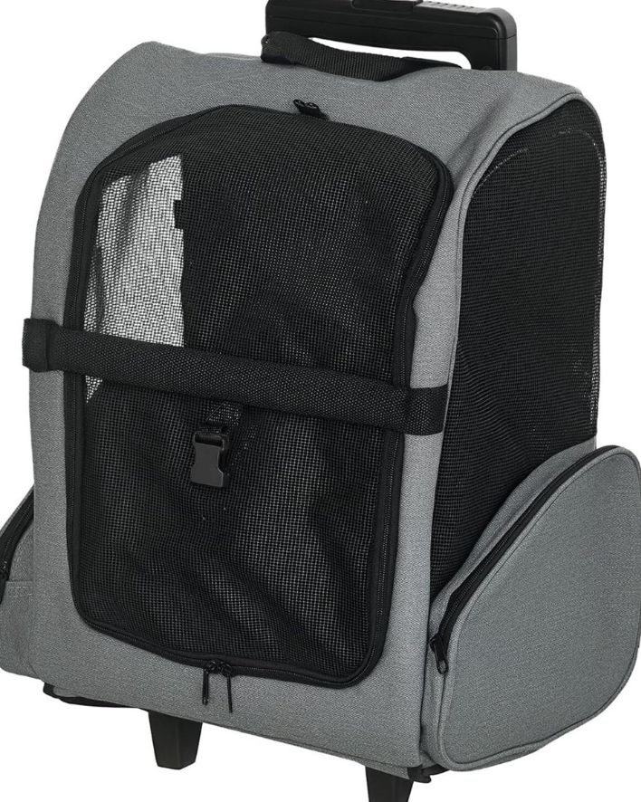 2-in-1 Pet Luggage Box Backpack Carrier Cat-new