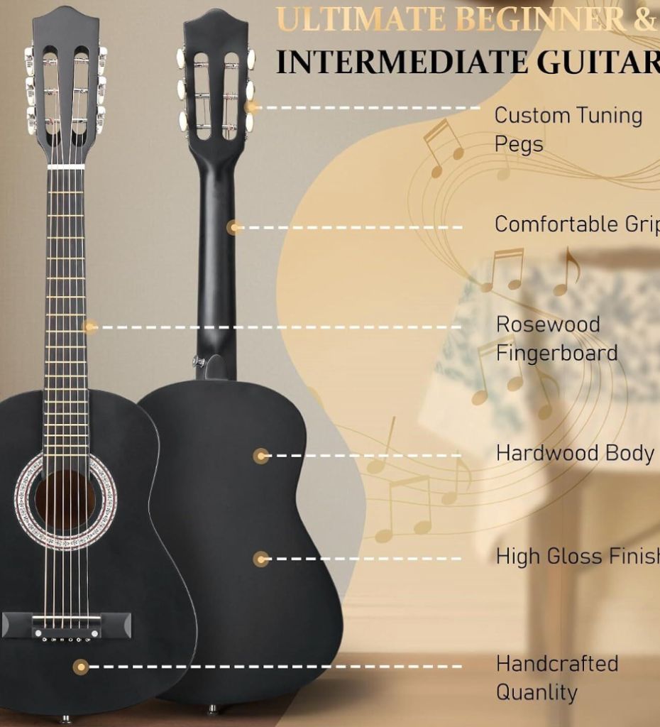 30" Acoustic Guitar Starter Kit-damage