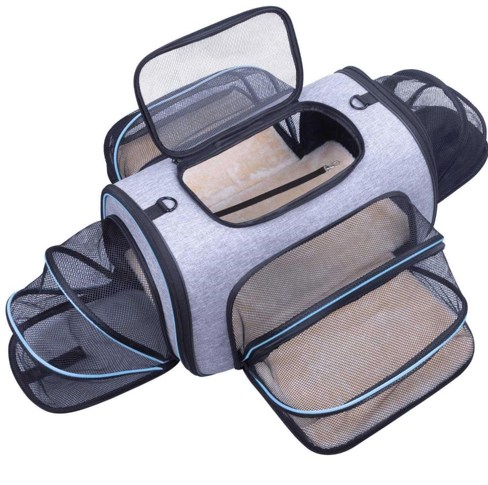 4Side Expandable SoftSided Pet Carrier-new