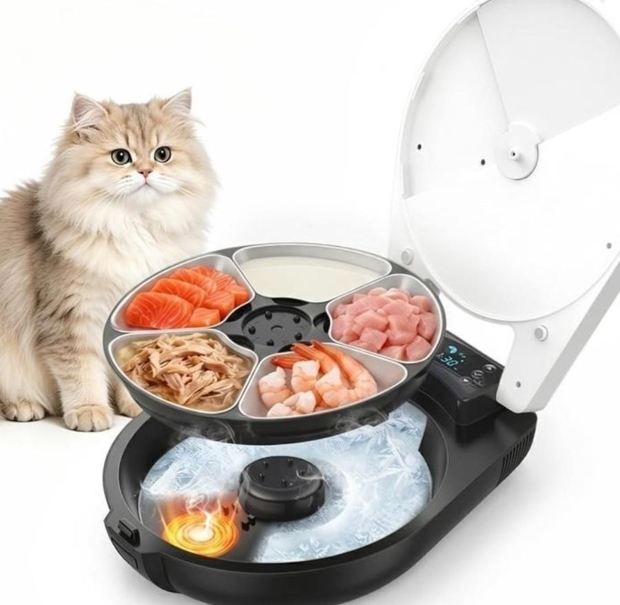 Automatic Cat Feeder Wet Food,