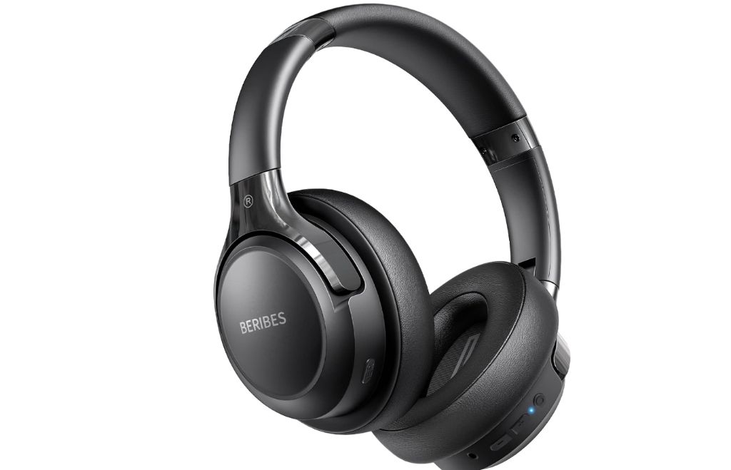 BERIBES WH202A Bluetooth Headphones, Black-new
