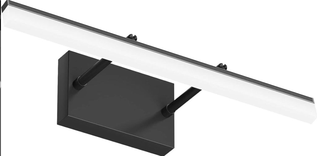 Black Vanity Light with LED 20"-new