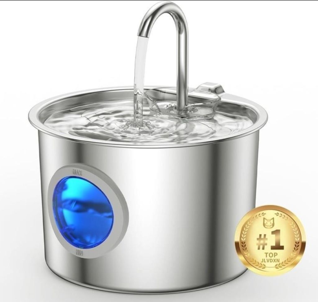 Cat Water Fountain Advanced 304 Stainless Steel 2L -new in box