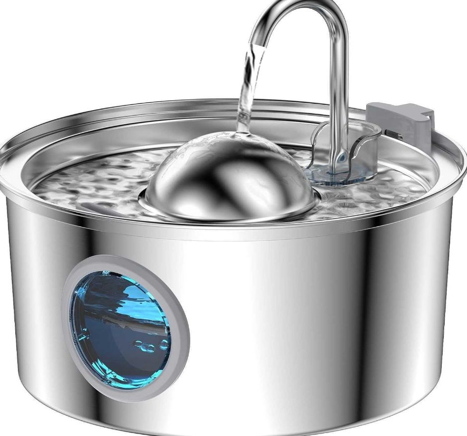 Cat Water Fountain Stainless-new