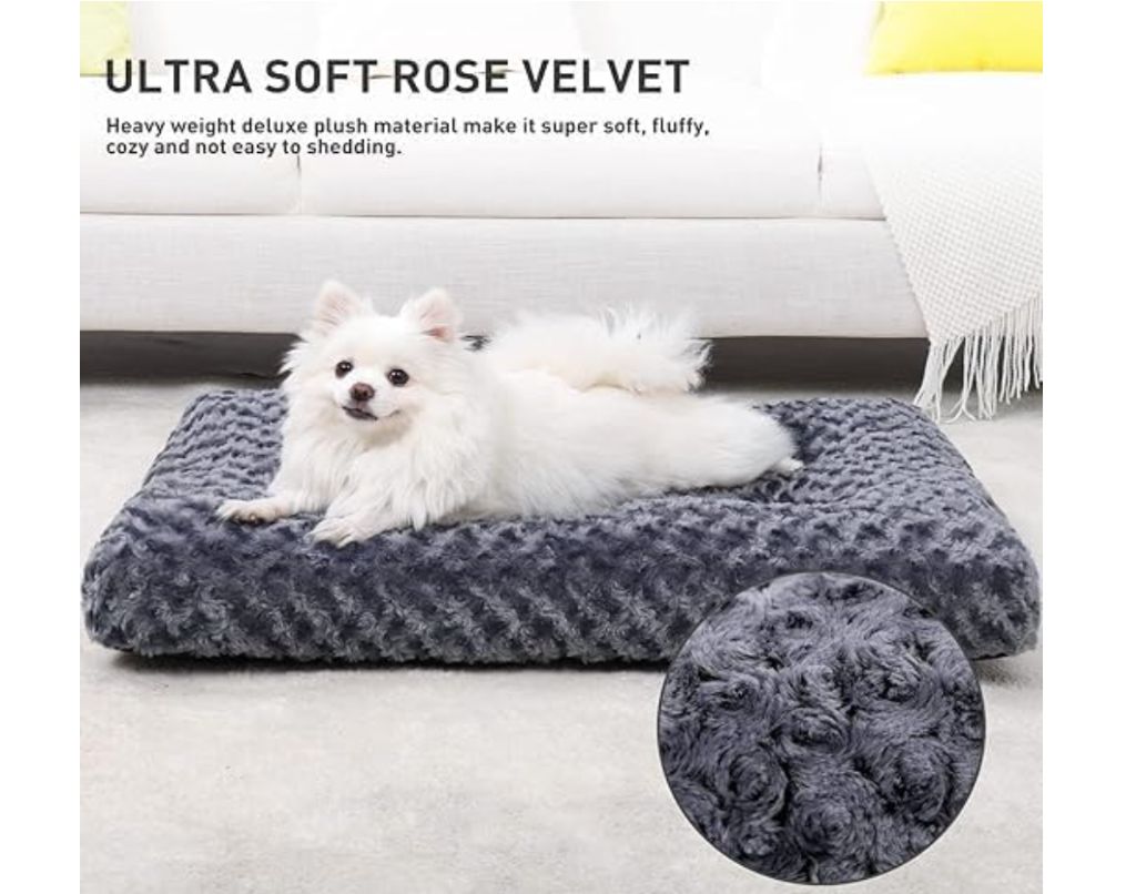 Dog Bed Small Dog Crate Bed Plush -new