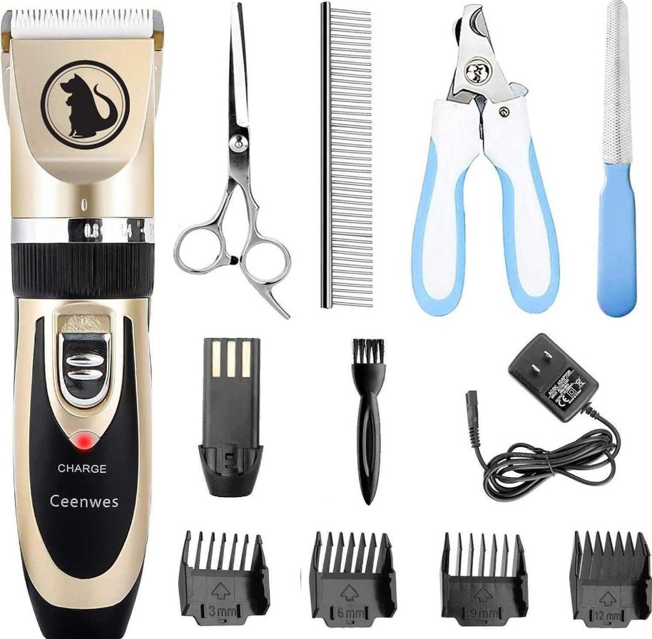 Dog Clippers Grooming Kit, Gold-new in box