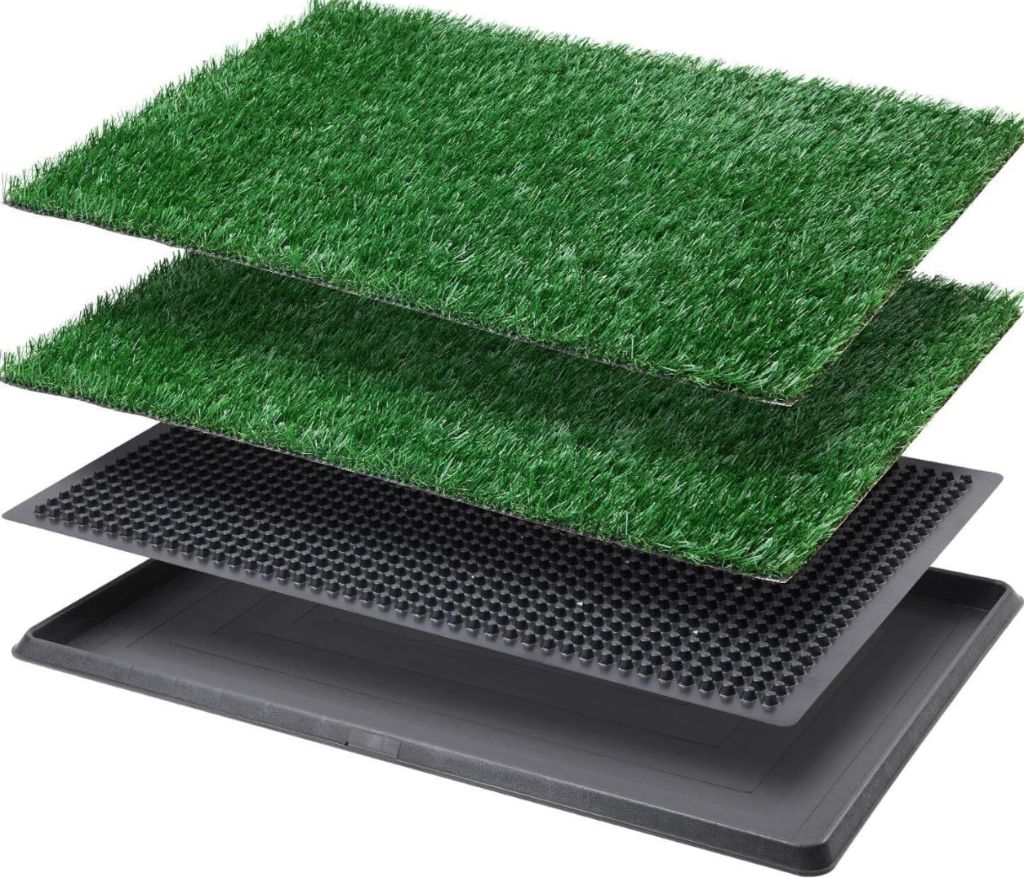Dog Grass Pad with Tray 16x20in-new