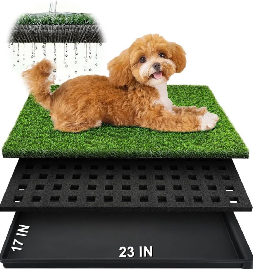 Dog Grass Pad with Tray 23x17 Potty-new