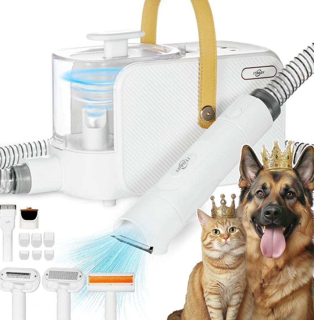 Dog Grooming Kit with 7 Tools (White)-new in box