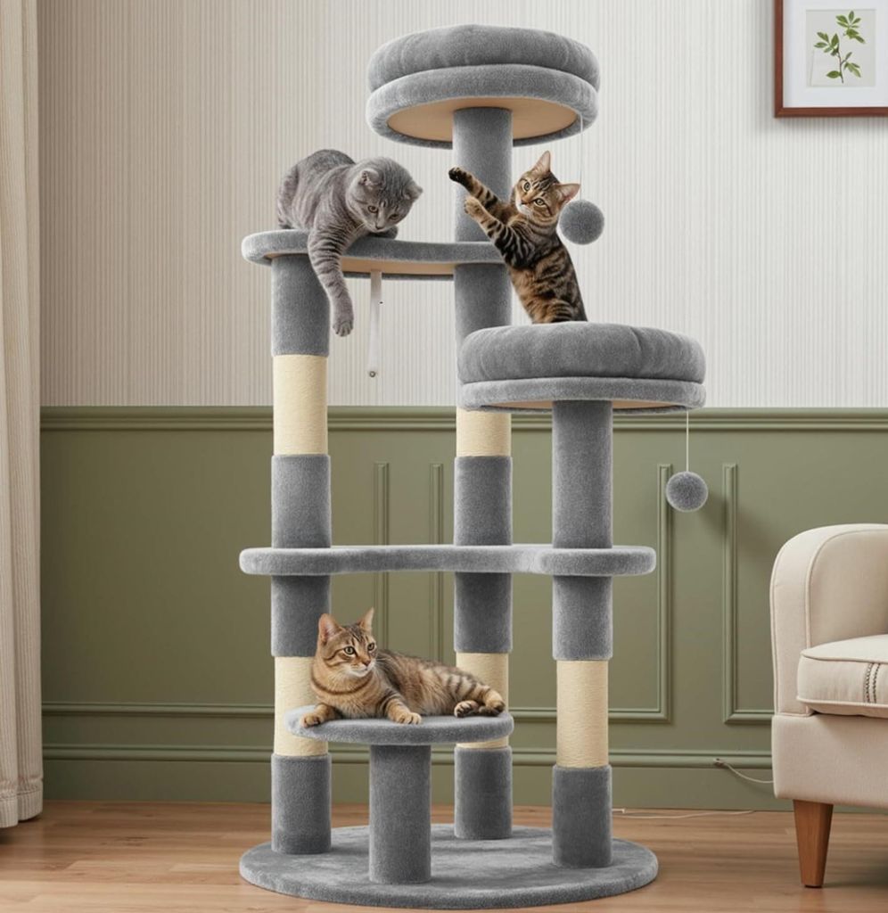 HOOMIC 55.5 in Cat Tree Tower-new in box
