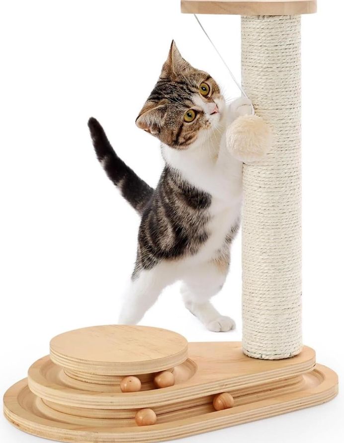 Made4Pets 17.7" Kitten Scratching Post-new in box