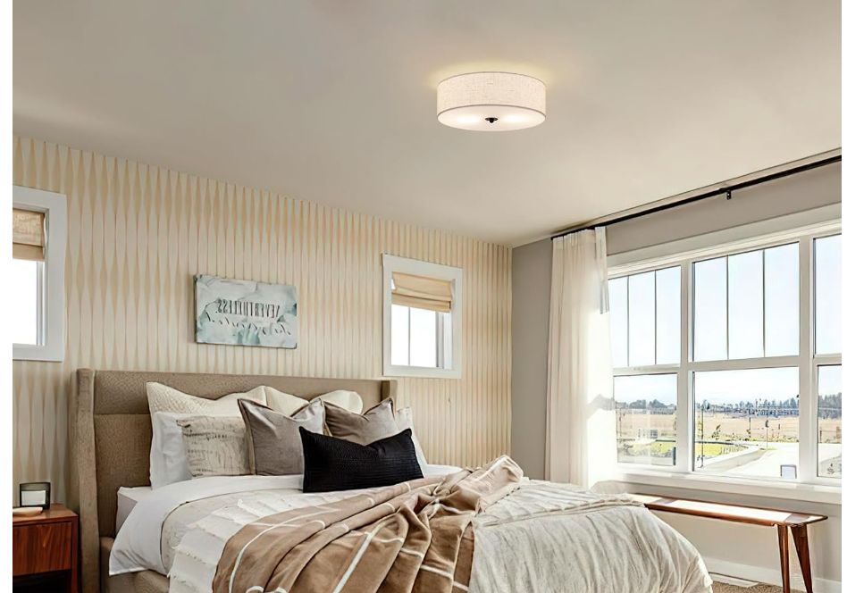 Modern 2Light Flush Mount Ceiling-new in box