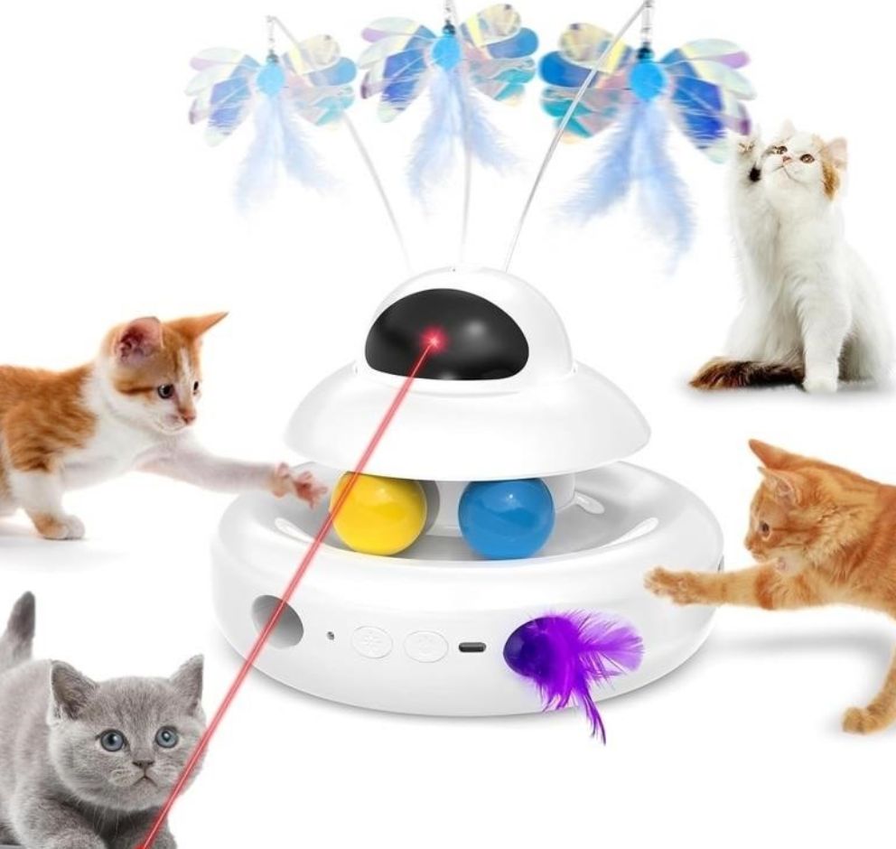 MOHAYA Cat Toys?4-in-1 Interactive Cat Toy
