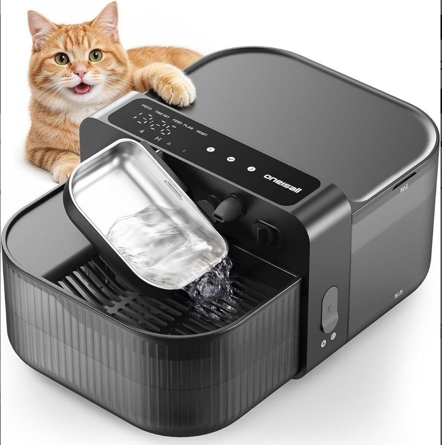 oneisall 3.5L Wireless Cat Water Fountain -new in box