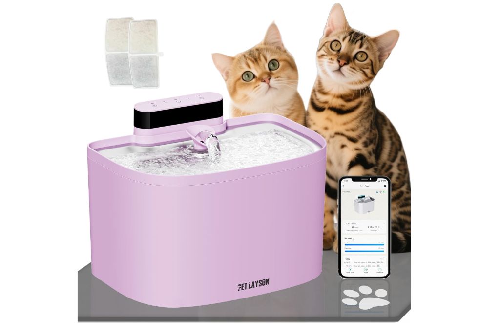 PET LAYSON Pumpless Cat Water Fountain 3.6L-new in box
