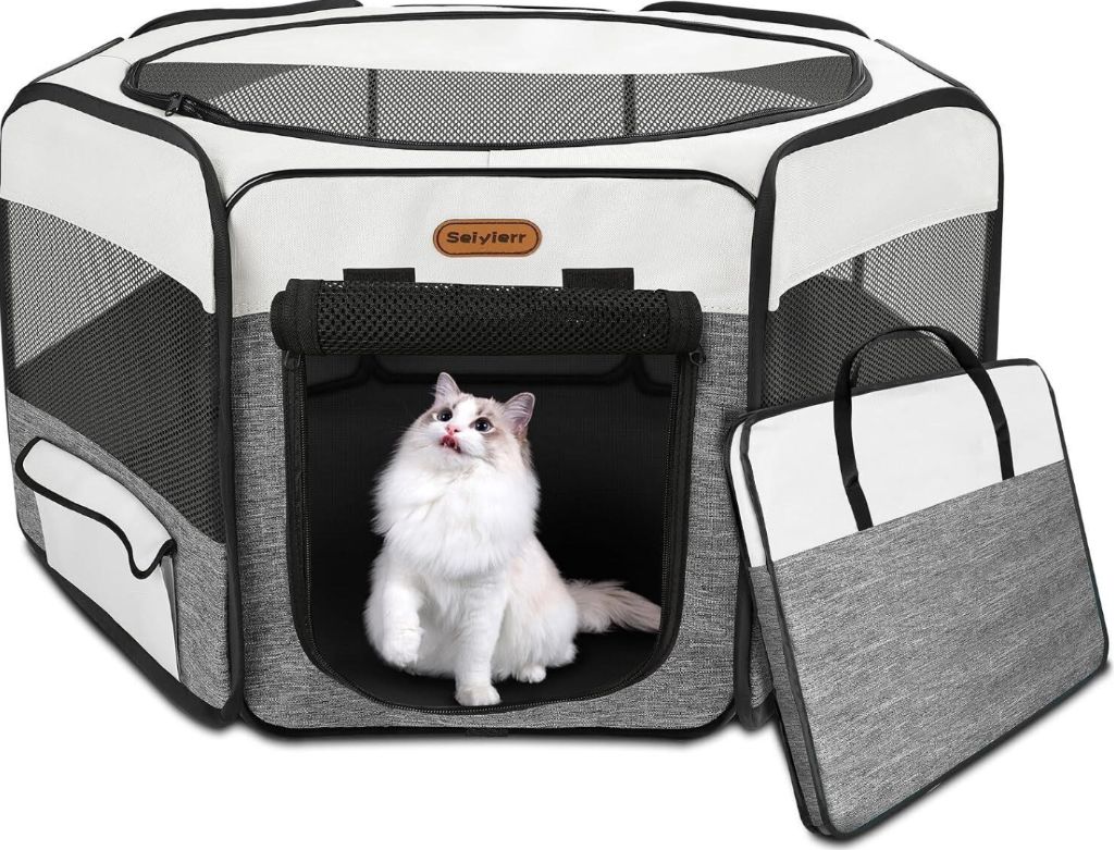Playpen, Portable Puppy Playpen M 36x36x23-new in box