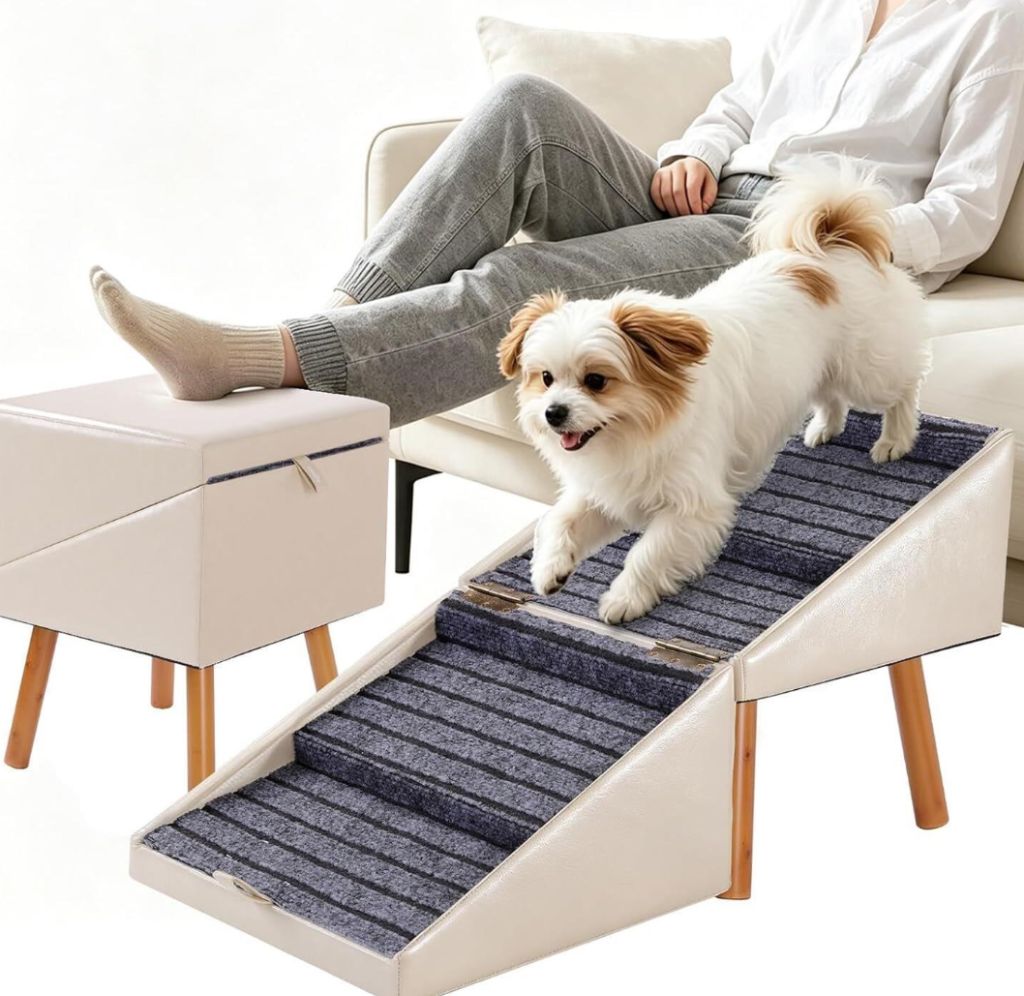 Split Dog Stairs, Foldable  17.13" H -new in box