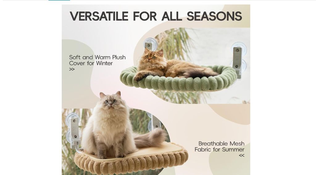 Stylish Cat Window Hammock -new in box