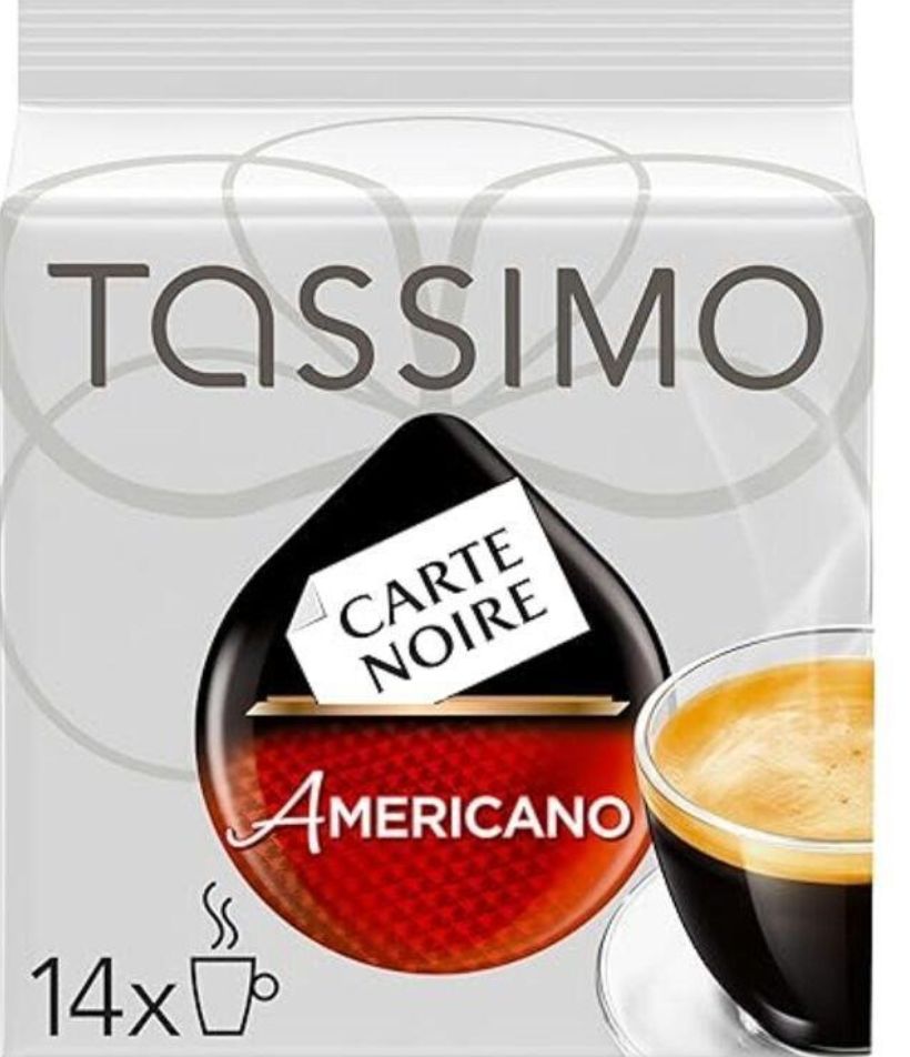 Tassimo Carte Noire Americano Coffee Single Serve T-Discs, 28 ct.-sealed