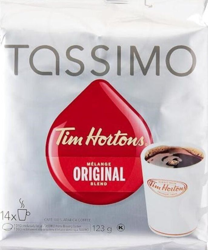 Tassimo Tim Hortons Original Coffe-sealed