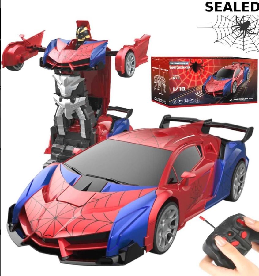 Transforming RC Car Toy, 1:18 Scale-new